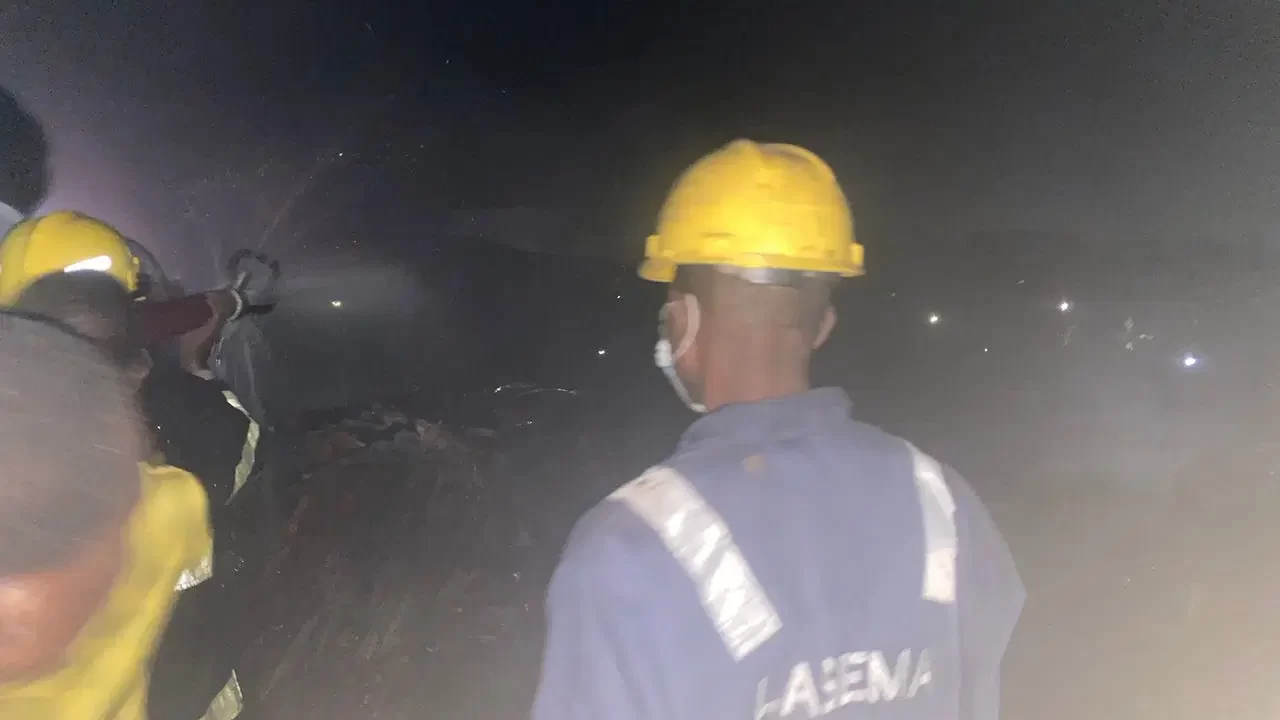 Alaba Rago Fire Damage