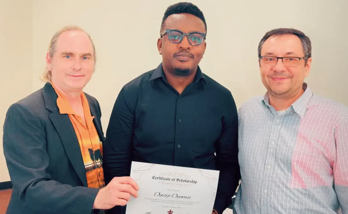 Oyesiji Oyewusi scholarship journey from LASU to the US