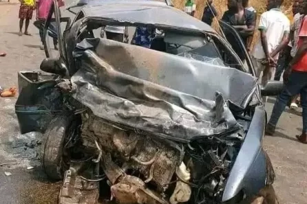 Lokoja road accident scene