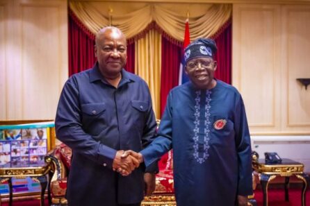 Tinubu hosts John Mahama
