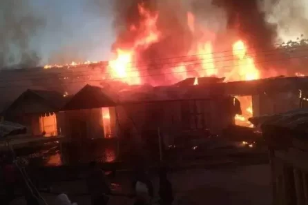 Fire at Christ Apostolic Church Ibadan
