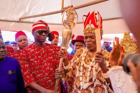 Ebonyi governor’s father crowned king