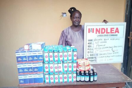 NDLEA Arrests 65-Year-Old Grandmother for Alleged Drug Trafficking in Lagos