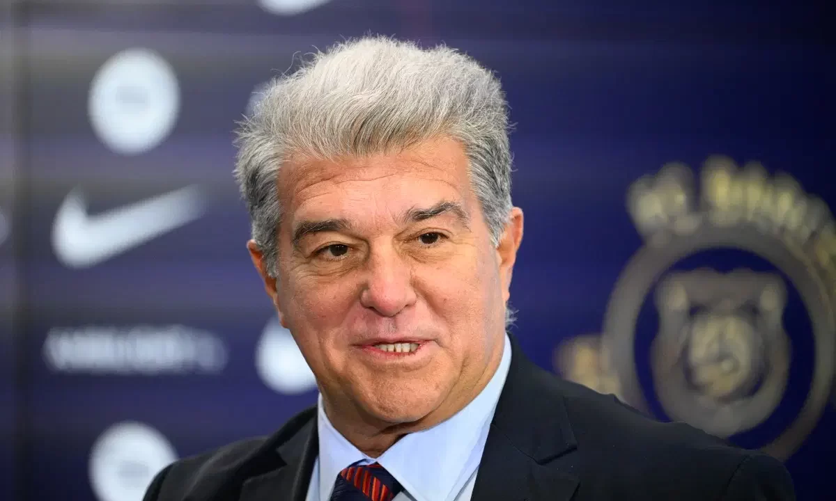 Joan Laporta press conference