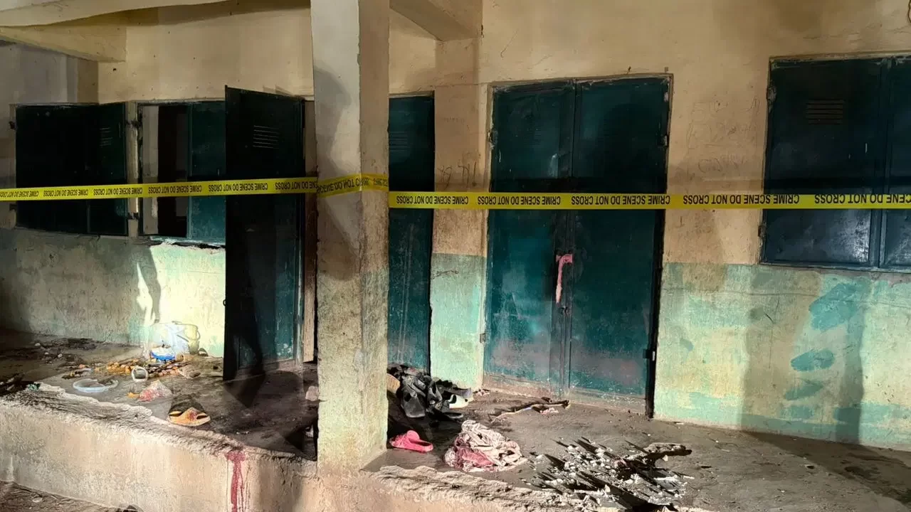 Abuja school bombing scene