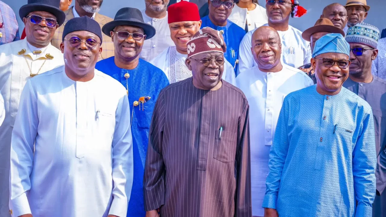 Tinubu hosts Wike, Fubara at Presidential Villa