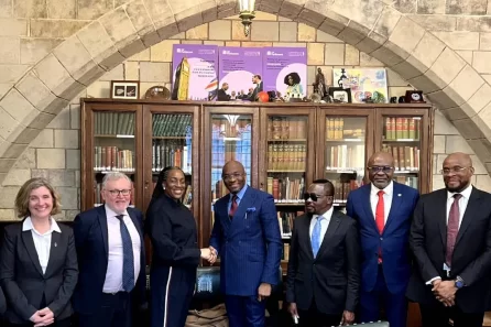 UK and Nigeria leaders discussing bilateral partnerships against corruption