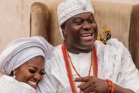 Ooni of Ife welcomes Olori Ashley and Prince Ademakinwa