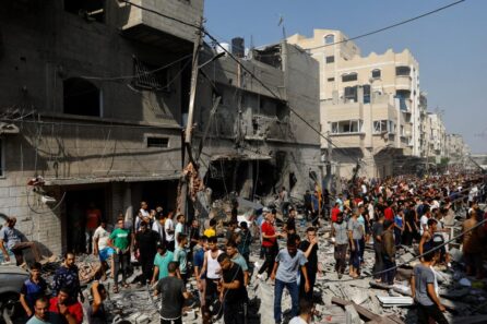 Israeli airstrike at Gaza hospital