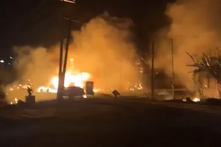 Otedola Bridge fire accident