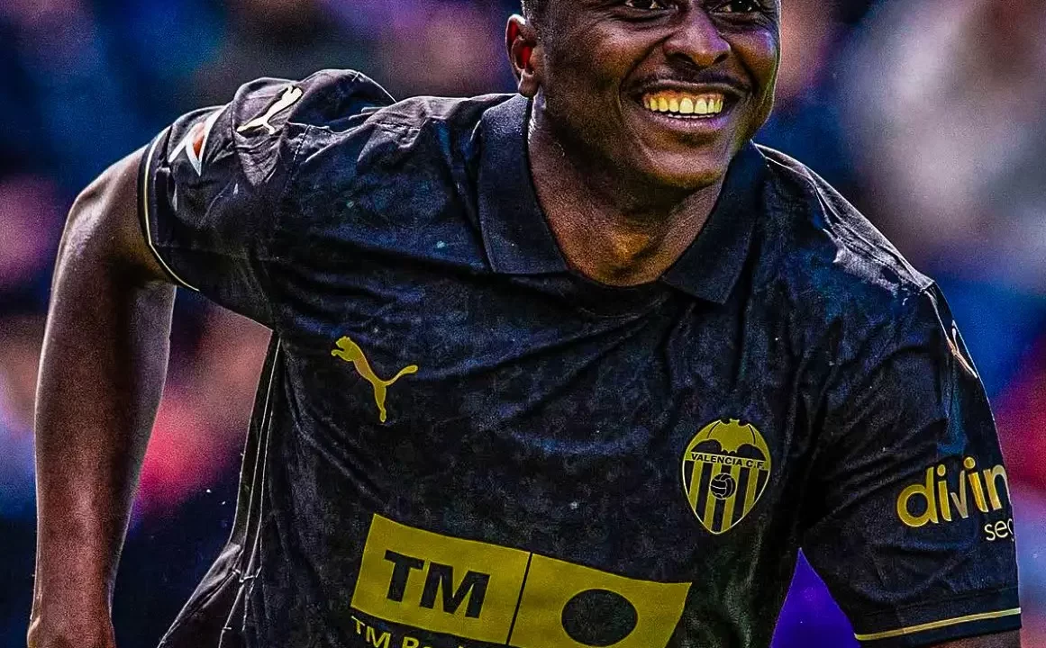 Umar Sadiq Valencia goal against Rayo Vallecano