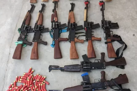Illegal rifles seized in Kano by Nigeria Police
