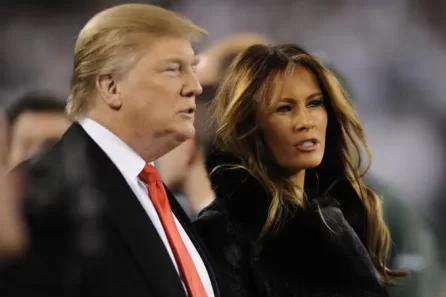 Trump and Melania at Pope Francis funeral Long-Tail Tags: