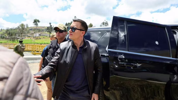 Ecuador President Daniel Noboa Motorcade Gunfire Attack