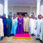 Oba of Benin Ewuare II receives Abdulaziz Yari and APC Presidential Campaign Council delegation at Benin PalaceOba of Benin Ewuare II receives Abdulaziz Yari and APC Presidential Campaign Council delegation at Benin Palace